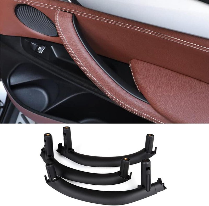 Black Car Door Handles for BMW X5/X6 F15/F16 (2014-2018) - Black Interior Replacement Accessories - Image 1