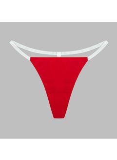 Yohannes Club Women, 3-Piece String Set, (Brazilian, T-Thong and Thong String Set), Salmon, Red, Powder  - Image 3