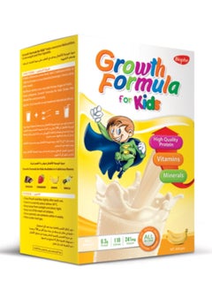 Growth Formula for Kids – Complete Supplement with Balanced Nutrition – 6.3g protein - to Help Kids Catch Up on Growth and Help Fill Nutrient Gaps from age 1 – 12 years - Banana - 330g  - 10 Sachets