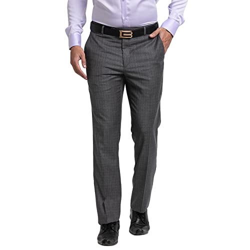 Raymond Dark Grey Trouser (Size: 30)-RMTX04626-G7 - Image 1