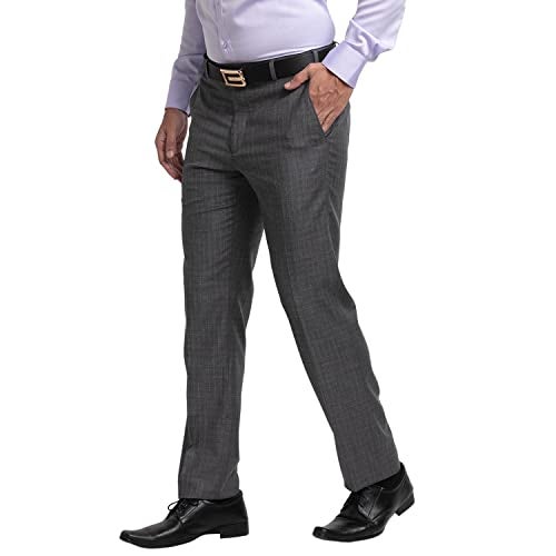 Raymond Dark Grey Trouser (Size: 30)-RMTX04626-G7 - Image 3