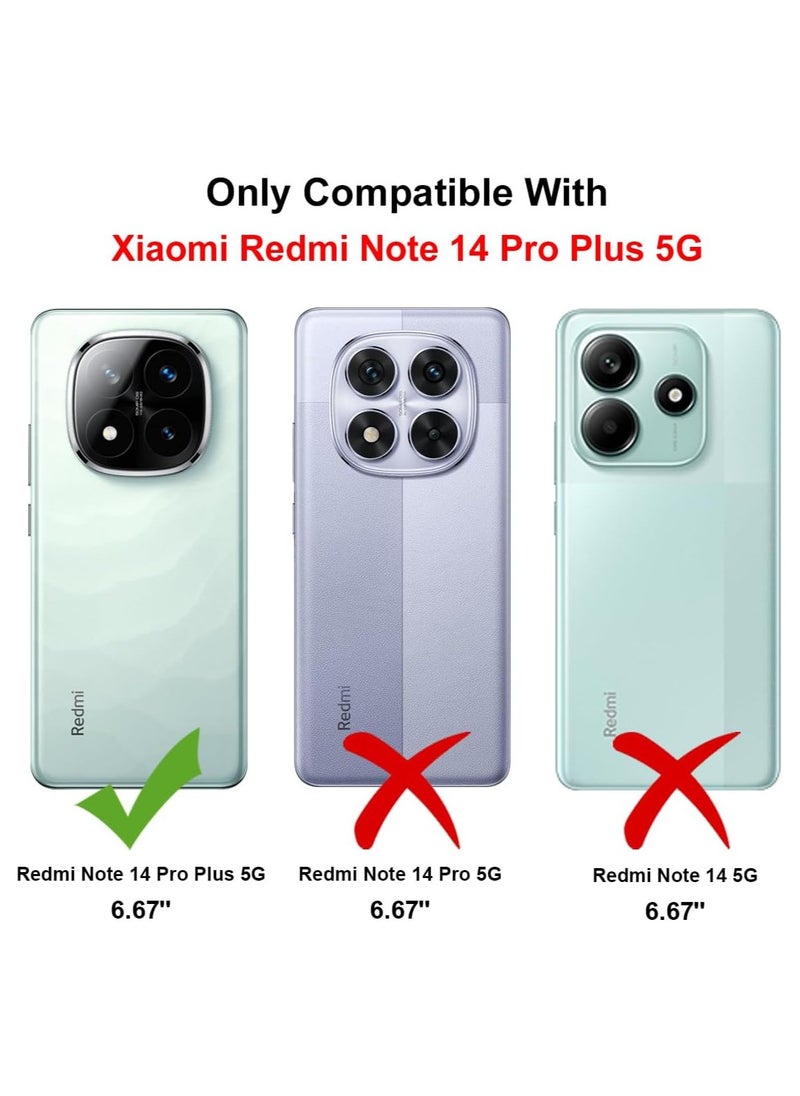 Redmi Note 14 Pro Plus 5G Case Cover Soft Silicone Case Lightweight Shock Protective Cover with Camera Protection for Redmi Note 14 + Pro 5G  - Image 2