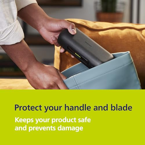 Norelco Philips Norelco OneBlade Travel Case, Protect Your Handle and Blade, Compatible with QP27XX, QP28XX and QP6XXX, Model QP401/90, Black - Image 4
