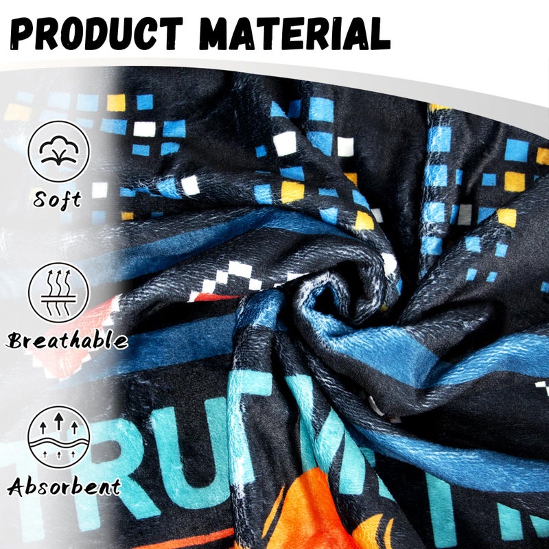 Seimip Gaming Blanket Game Flannel Throw Blanket for Adult Gamer Blanket for Teen Boy Soft Plush Game Theme Blanket Game Lover Room Decorative Blanket for Kids Gamers Throw Blanket 60""x50"" - Image 3