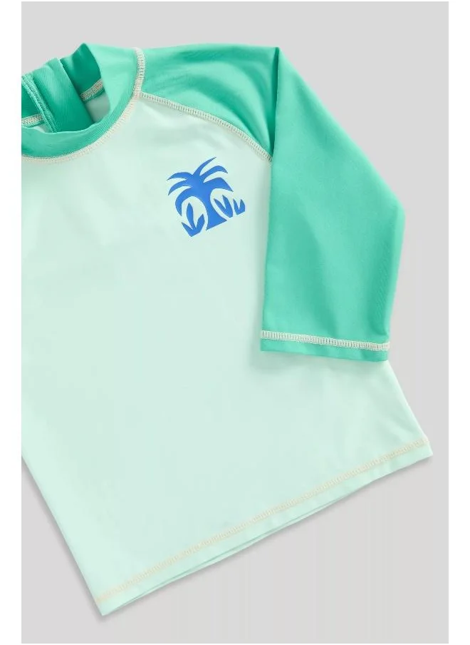 مذركير Palm Sunsafe UPF50+ Rash Vest and Board Shorts Set