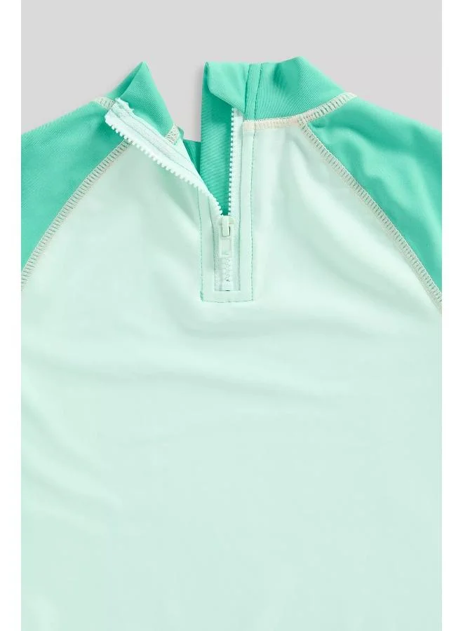 mothercare Palm Sunsafe UPF50+ Rash Vest and Board Shorts Set