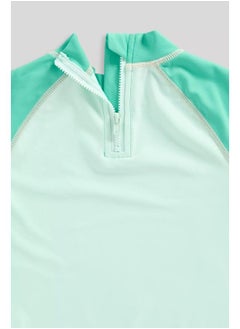 mothercare Palm Sunsafe UPF50+ Rash Vest and Board Shorts Set  - Image 3