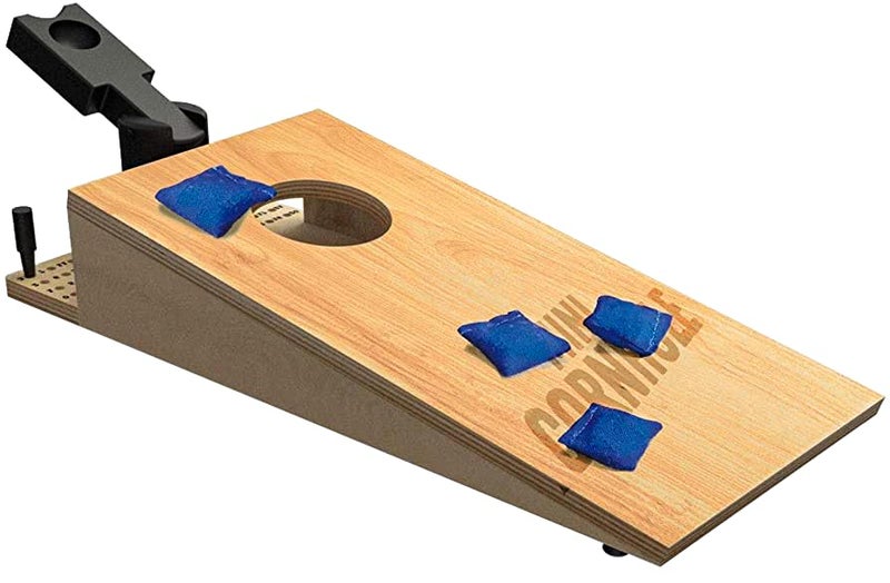 Buffalo Games Tabletop Mini Cornhole Dexterity Skill Game for Families Portable Cornhole Toss Game for Kids Ages 8 Adults Competitive TwoPlayer Party Game Fun - Image 1