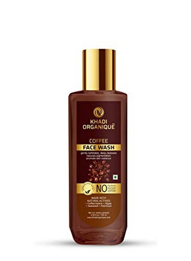 Khadi ORGANIQUE Coffee Face Wash Deep Cleanses Reduces Pigmentation Promote Skin Radiance Face Wash 100 Ml (Pack Of 1) - Image 2