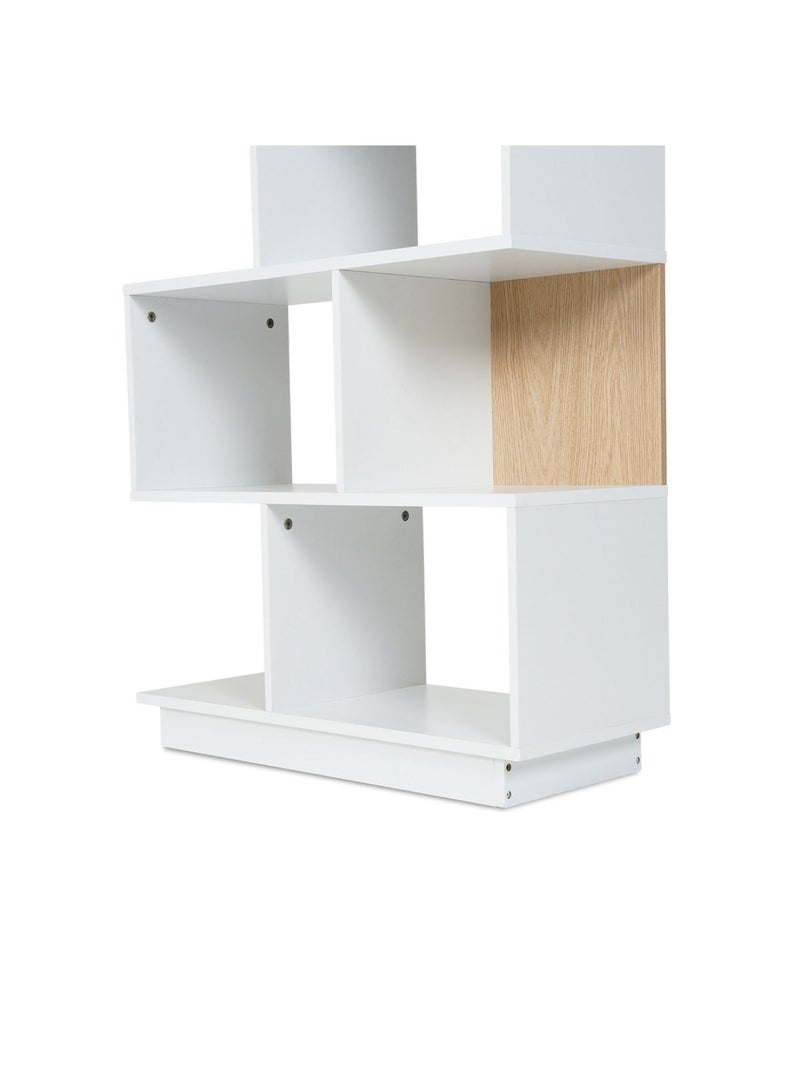 Pan Home Groner Office Bookcase - White\Natural  - Image 4
