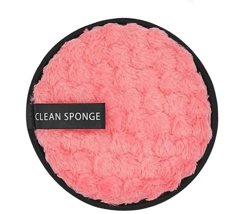 MEPOINT Reusable Soft Makeup Remover Pads For All Skin Microfiber Face Rounds Wipes Heavy Mascara Eye Shadow Facial Cleansing Puffs Foundation, Washable Removal Cloth, (Color May Very Pack Of 1) - Image 1