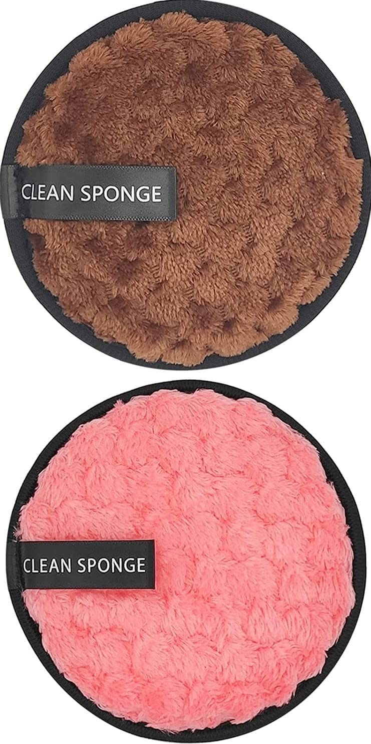 MEPOINT Reusable Soft Makeup Remover Pads For All Skin Microfiber Face Rounds Wipes Heavy Mascara Eye Shadow Facial Cleansing Puffs Foundation, Washable Removal Cloth, (Color May Very Pack Of 1) - Image 5