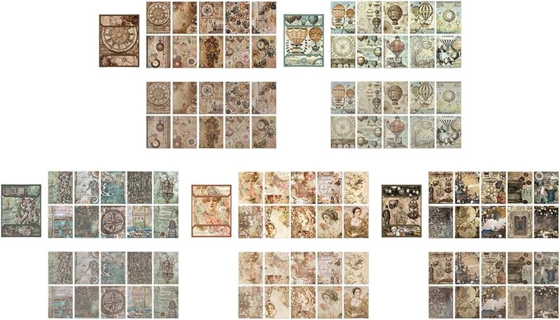 20 Sheets Aesthetic Decorative Paper Scrapbooking Embellishment For Journal Planner - Image 5