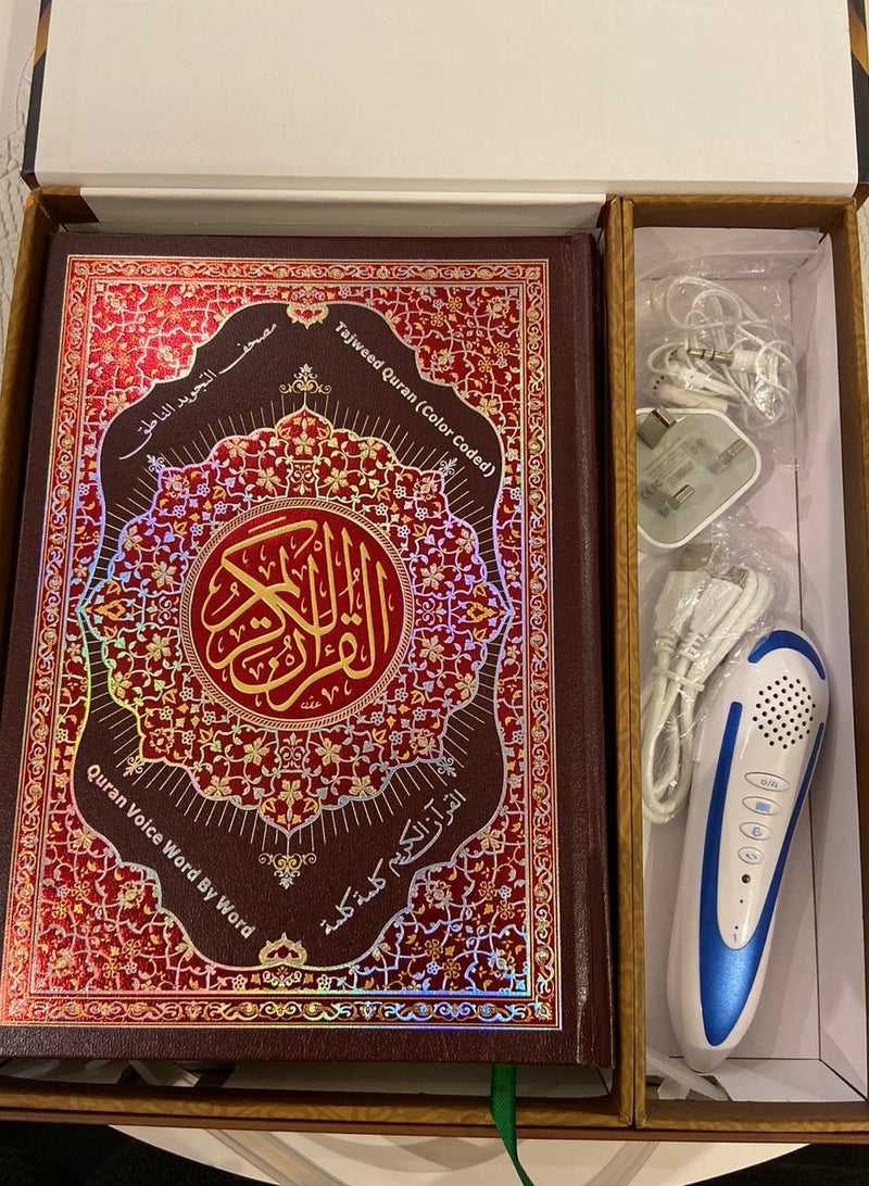 Talking pen reader device Charger with USB cable Ear Headphone Educational brochures - Image 4