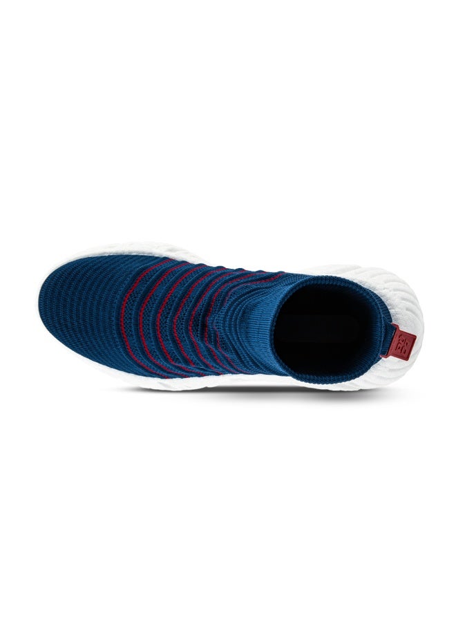PUCA High Ankle Slip-On Light weight with E-TPU Sole Knitted Socks Upper Tundra Navy - Image 5