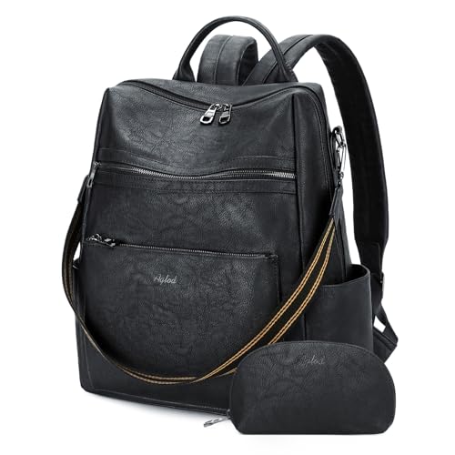 AGLOD Vegan Leather Laptop Backpack for Women 156 Inch Work Backpack Purse for Travel College - Image 1