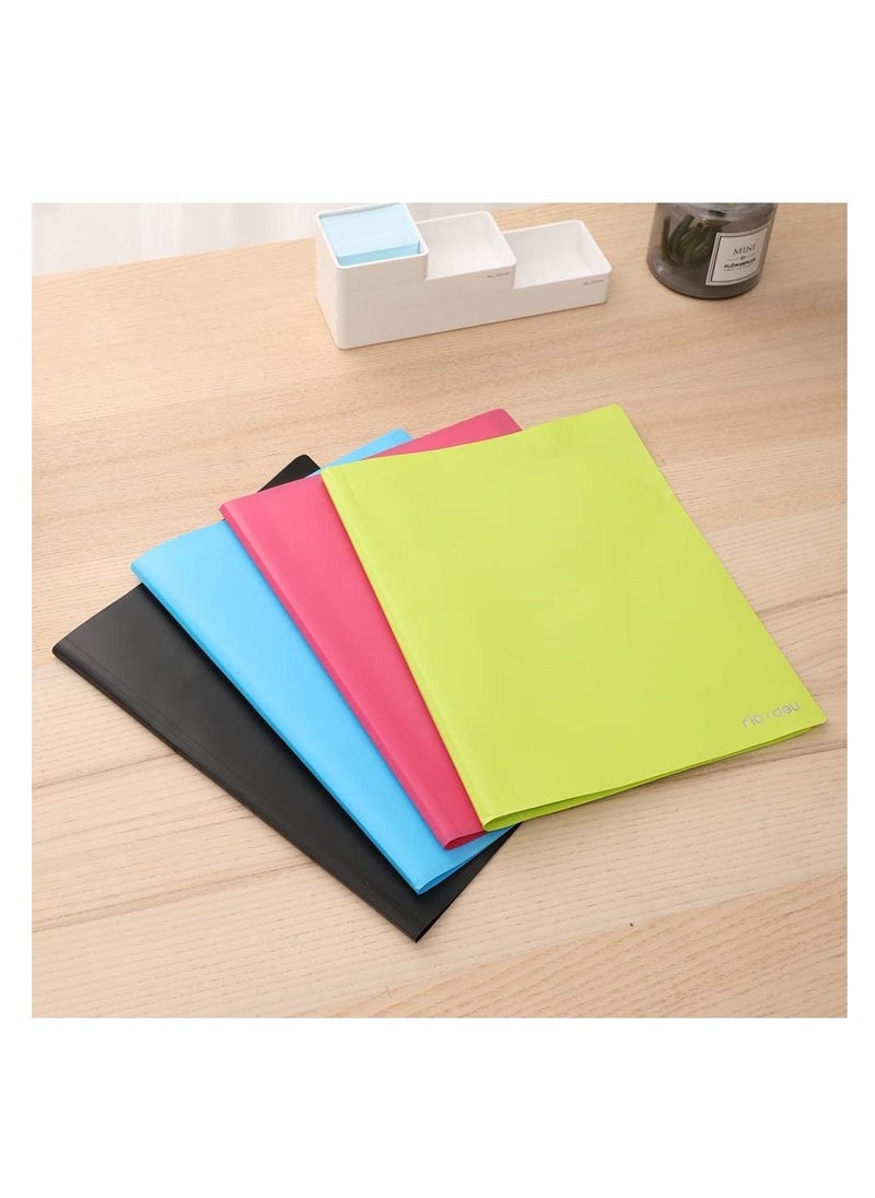Deli 4-Piece A4 Display Book 60 Pocket Multicolour  - Image 4
