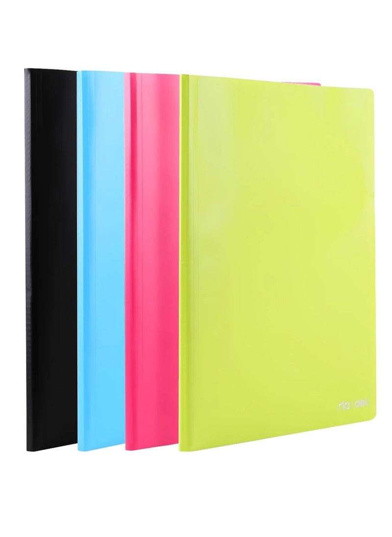 Deli 4-Piece A4 Display Book 60 Pocket Multicolour  - Image 1