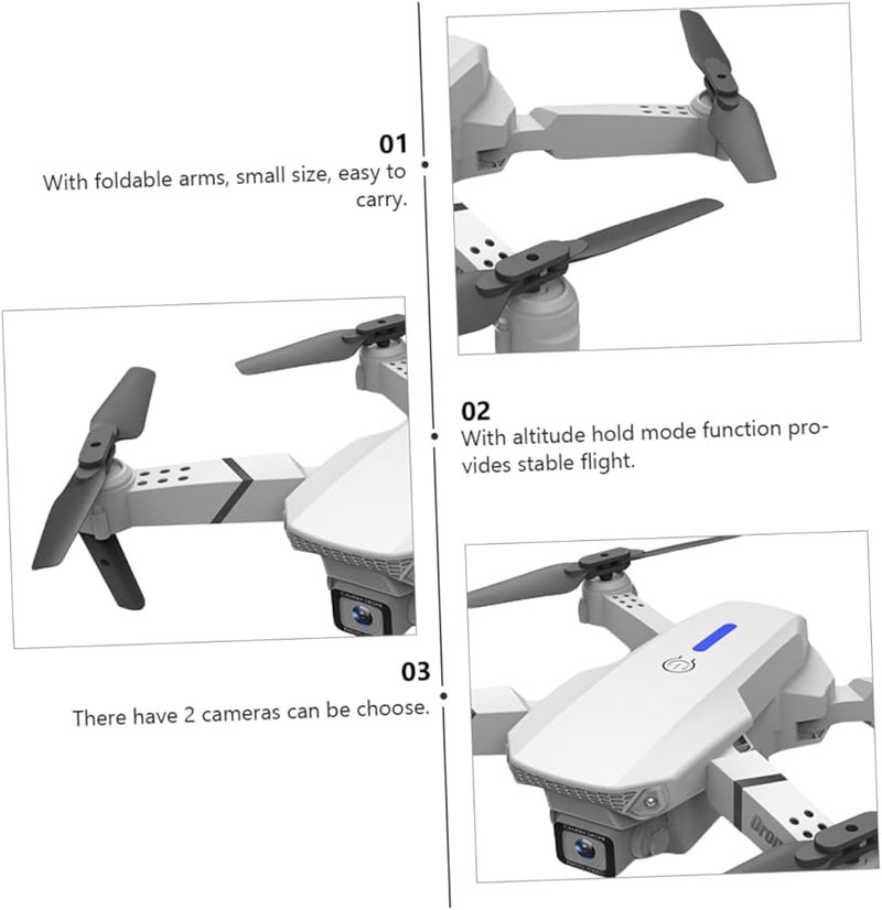 Foldable Drone with Dual Cameras for Aerial Photography Trajectory Flight Teens Adults - Image 5