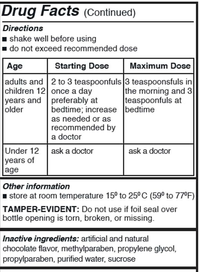 Rising Health Natural Vegetable Laxative - Senna Sennosides Syrup 8.8mg/5ml - Constipation Relief - Chocolate Flavor - Compared to Senokot® Syrup - Image 5