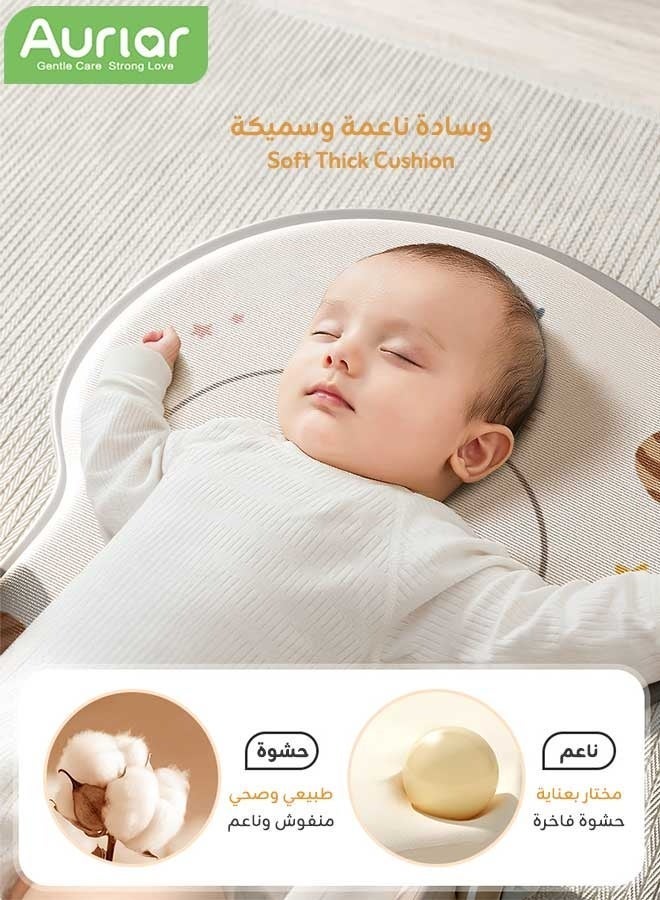 Aurlar 5-in-1 Baby Play Mat Activity Gym – Musical Activity Center with Piano, Lights & Walker, Soft Washable Cushion, Bluetooth Music, Perfect Baby Gift for Tummy Time & Learning - Image 4