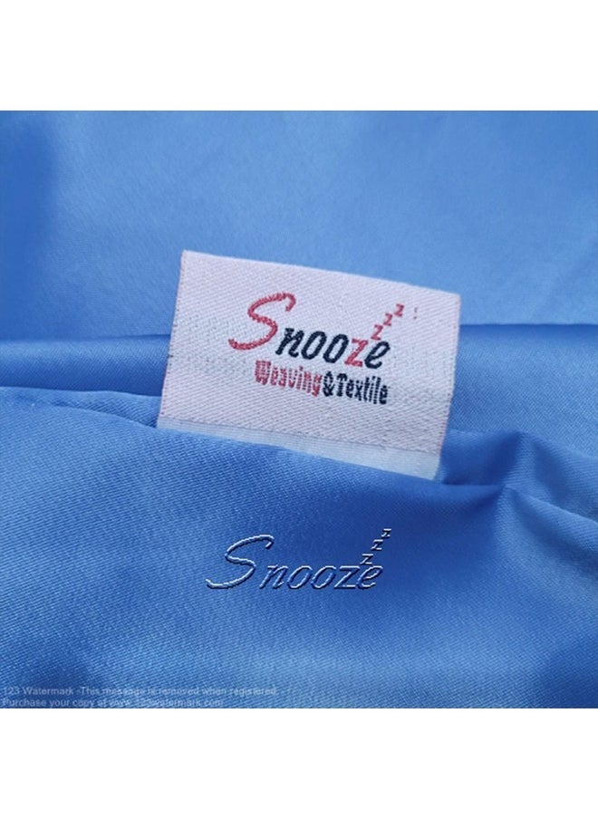snooze Buy one Get one,Snooze Satin Pillowcase for Hair and Skin, 48,70 cm (Off-white & Blue)  - Image 5