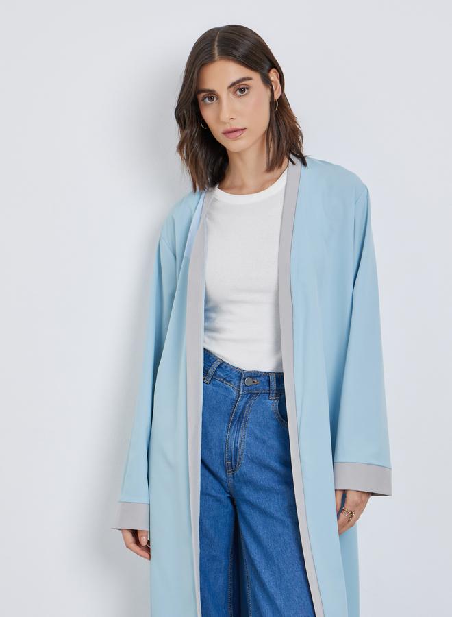 تايك تو كيمونو مفتوح بحواف متباينة - Image 2