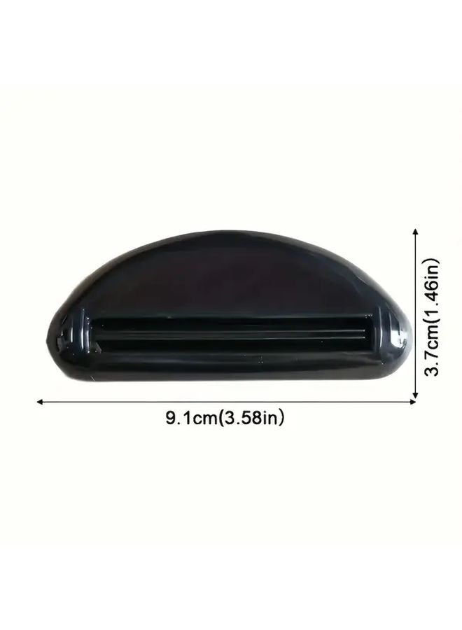Black Plastic Toothpaste Squeezer 1pc Travel Friendly Bathroom Accessory For Home - Image 2