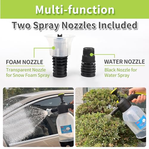 BEAR FORCE BEARFORCE Hand Pump Foaming Sprayer Pressure Foam Water Sprayer, Pressurized Foam Cannon 75 oz, Car Wash Operated Soap Foam Nozzle - Image 3