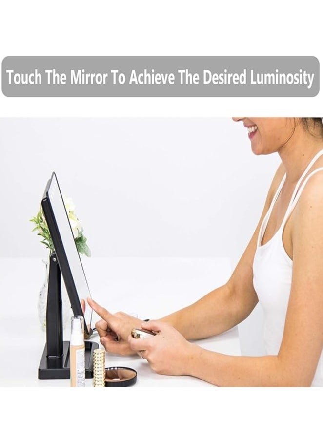ORiTi Makeup Mirror With LED Lights Black  - Image 5