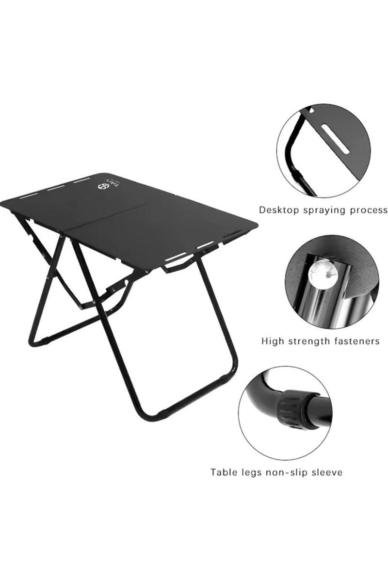 Toby's طاولة توبي-12 القابلة للطي والمصنوعة من الألمنيوم المتين مع حقيبة حمل - Image 2