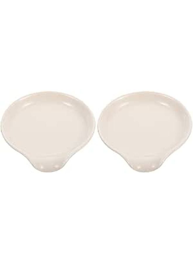Ceramic Spoon Rest Set of 2 Sturdy Reusable Kitchen Countertop Holder - Image 1