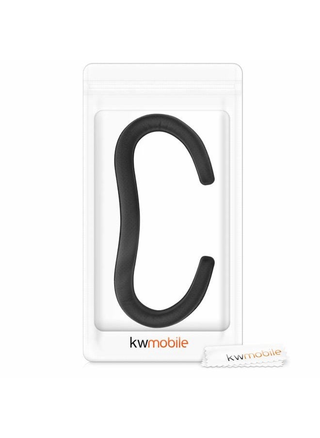 kwmobile - VR Face Cushion Compatible with Oculus Rift CV1 VR Gaming - Synthetic Leather Foam Pad for VR - Black - Image 1