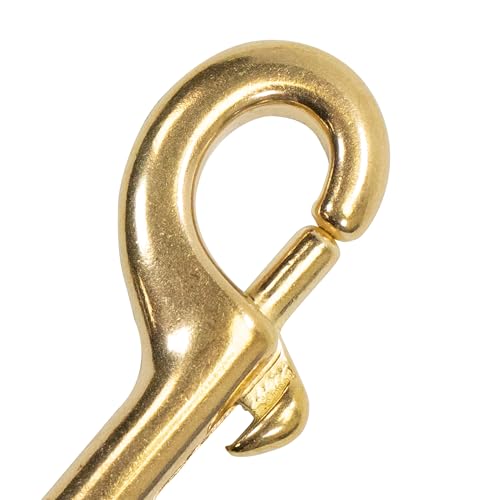 Scuba Choice Scuba Dive 4" Brass Clip Double Ended Snap Bolt, Golden Color - Image 3