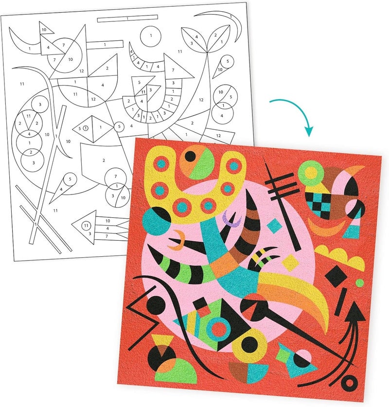 DJECO Inspired By Abstract Coloured Sands Kit - Image 2