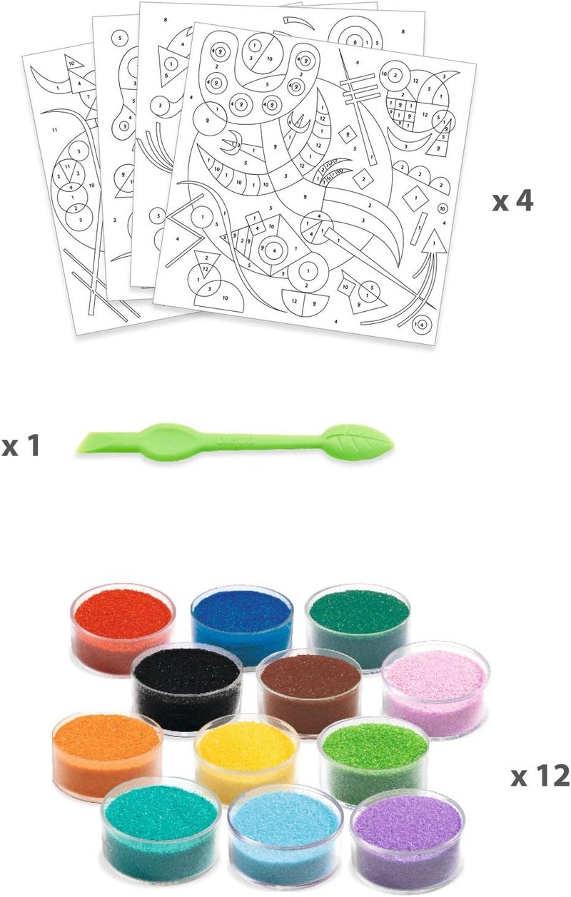 DJECO Inspired By Abstract Coloured Sands Kit - Image 3
