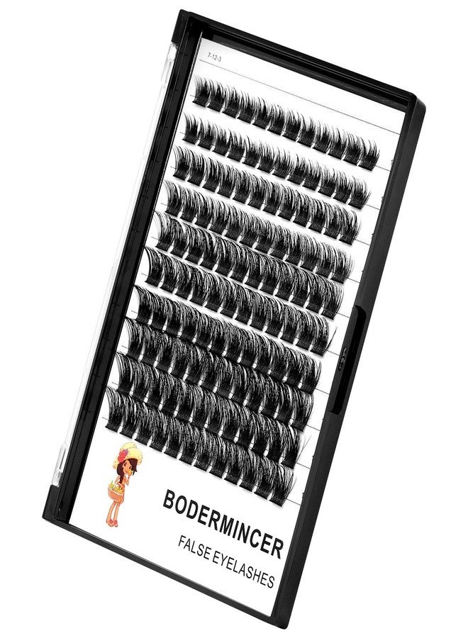 Bodermincer 120pcs 8-10-12-14mm Mixed,10-12-14-16mm Mixed Wide Cluster Clusters Individual Lashes Professional Makeup Individual Cluster EyeLashes Grafting Fake False Eyelashes Eyelash Extension - Image 2