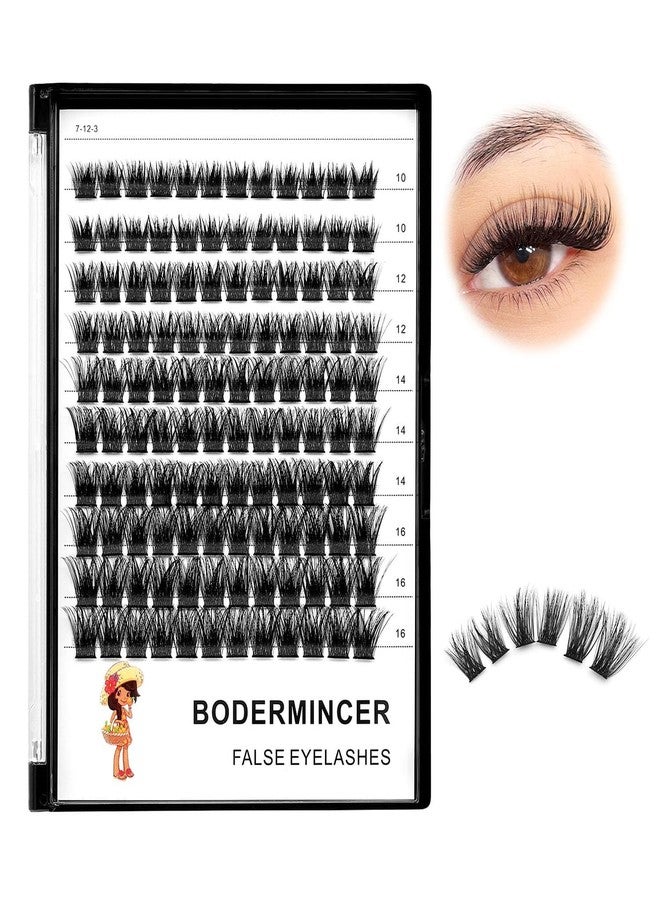 Bodermincer 120pcs 8-10-12-14mm Mixed,10-12-14-16mm Mixed Wide Cluster Clusters Individual Lashes Professional Makeup Individual Cluster EyeLashes Grafting Fake False Eyelashes Eyelash Extension - Image 3