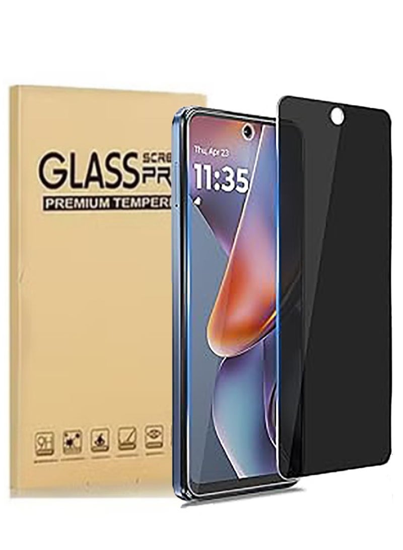 1 Pack for Moto G56 Privacy Tempered Glass Screen Protector, 9H Anti Spy Private Film, Anti-Scratch, Case Friendly  - Image 1