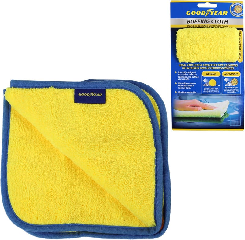 Goodyear Microfiber Buffing Cloth - 40 x 40cm - Image 1