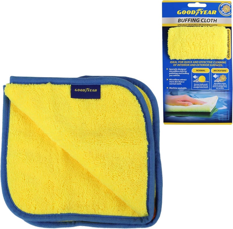 Goodyear Microfiber Buffing Cloth - 40 x 40cm - Image 2