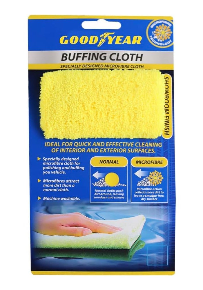 Goodyear Microfiber Buffing Cloth - 40 x 40cm - Image 3