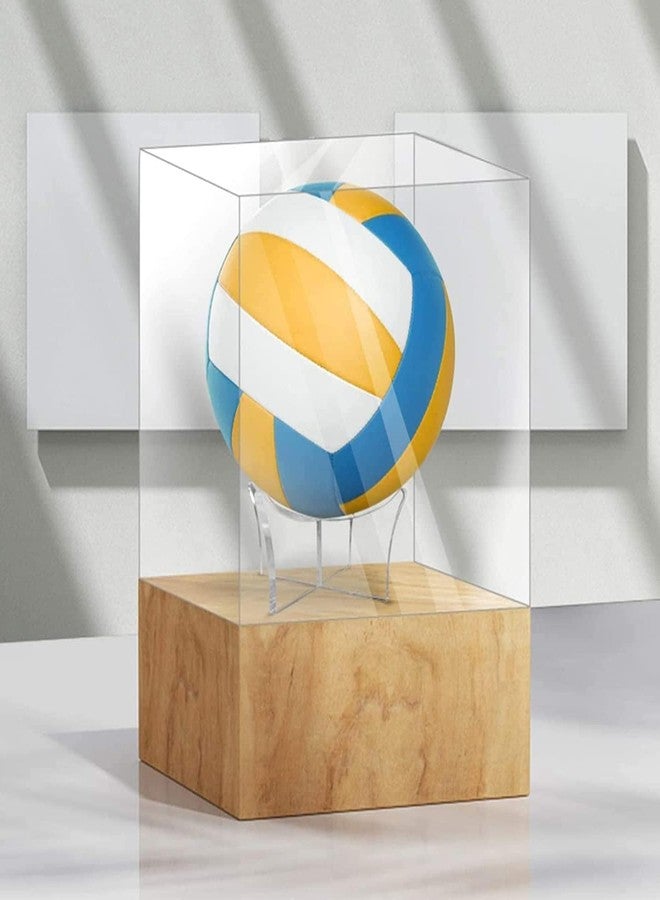 HETARMI ENTERPRISE Hetarmi Acrylic Display Rack, Ball Stand Holder Display Stand for Basketball, Football, Softball, Volleyball, Baseball. (2 Pcs) - Image 2