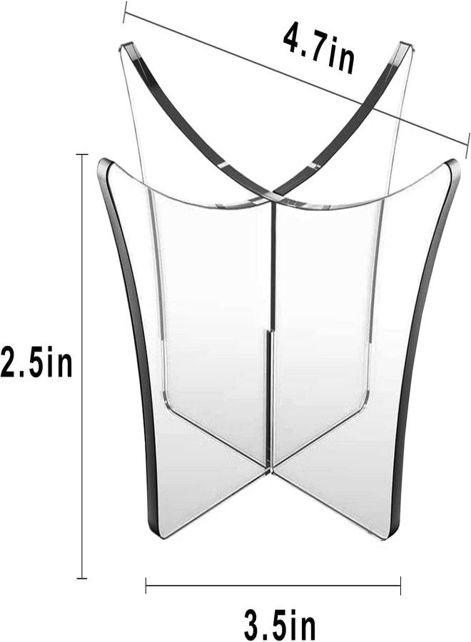 HETARMI ENTERPRISE Hetarmi Acrylic Display Rack, Ball Stand Holder Display Stand for Basketball, Football, Softball, Volleyball, Baseball. (2 Pcs) - Image 3