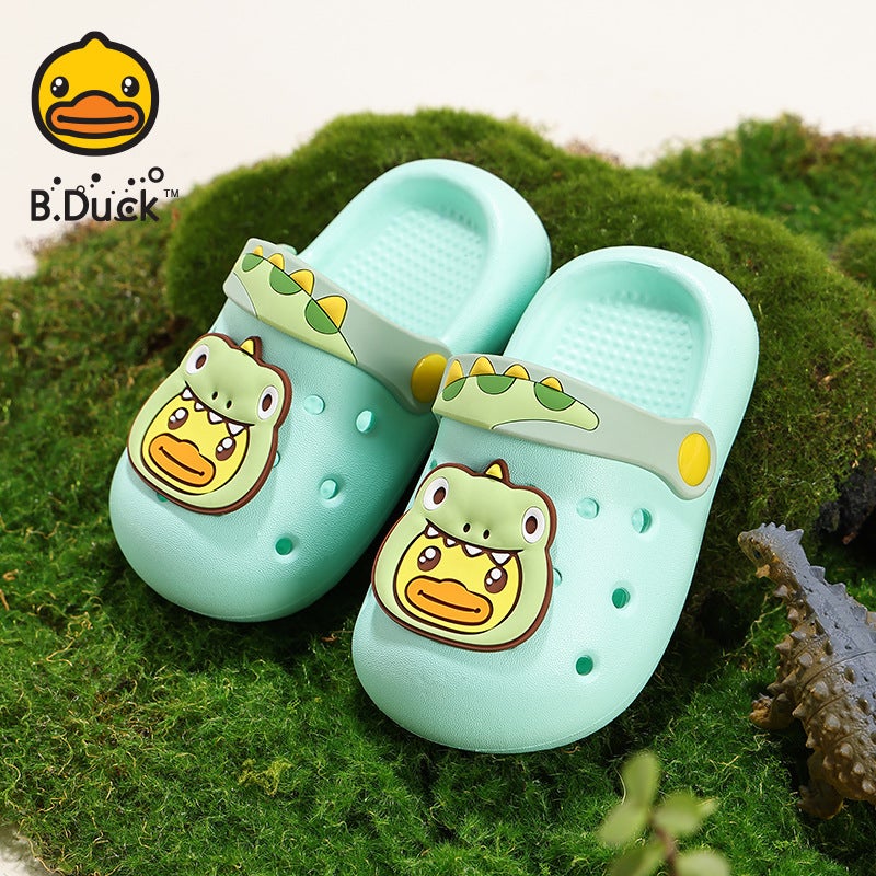 Little Yellow Duck Children'S Cave Shoes Boys And Girls 2025 Summer Sandals And Slippers Children'S Bathroom Non-Slip Beach Sandals - Image 5