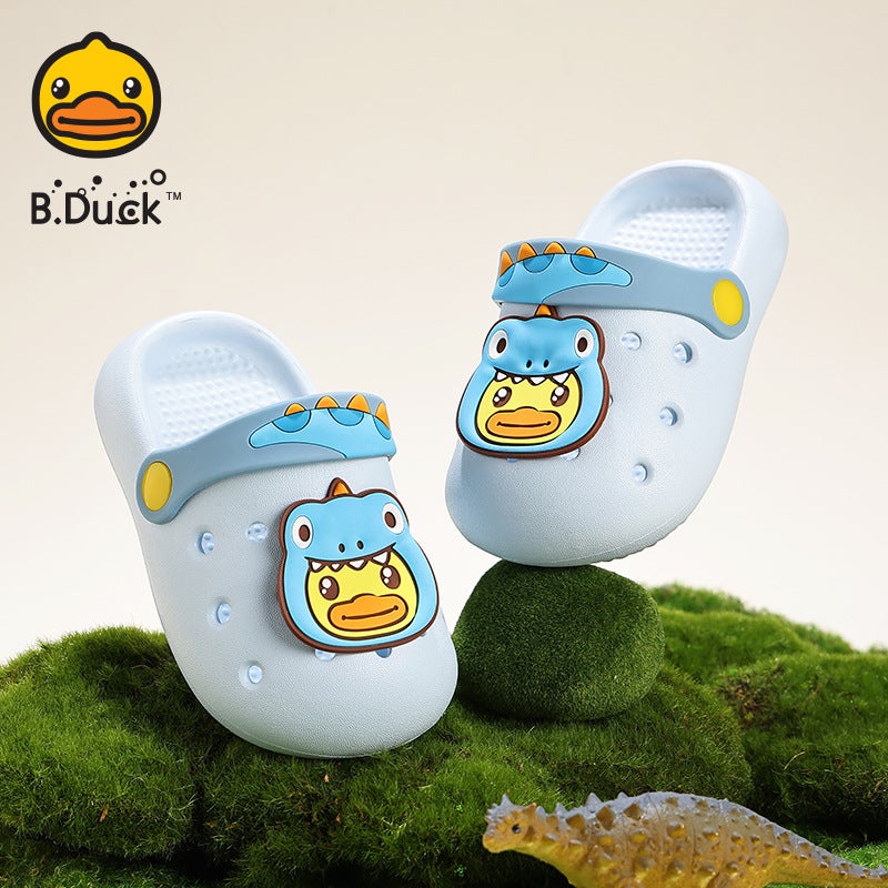 Little Yellow Duck Children'S Cave Shoes Boys And Girls 2025 Summer Sandals And Slippers Children'S Bathroom Non-Slip Beach Sandals - Image 4