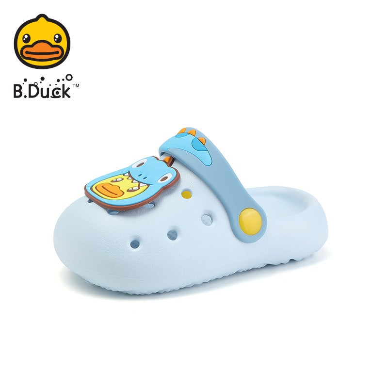 Little Yellow Duck Children'S Cave Shoes Boys And Girls 2025 Summer Sandals And Slippers Children'S Bathroom Non-Slip Beach Sandals - Image 1