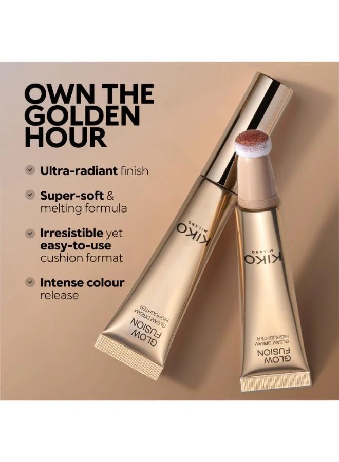 Kiko Milano SUNKISSED ROSÉ GLOW FUSION GLEAM DREAM HIGHLIGHTER for Women | Best Price UAE