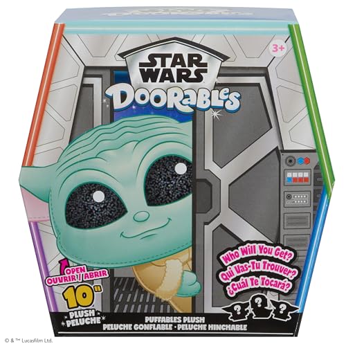 Just Play Star Wars Doorables Puffables Plush Star Wars The Mandalorian 10inch Collectible Plush Easter Basket Stuffers Kids Gift by Just Play - Image 1