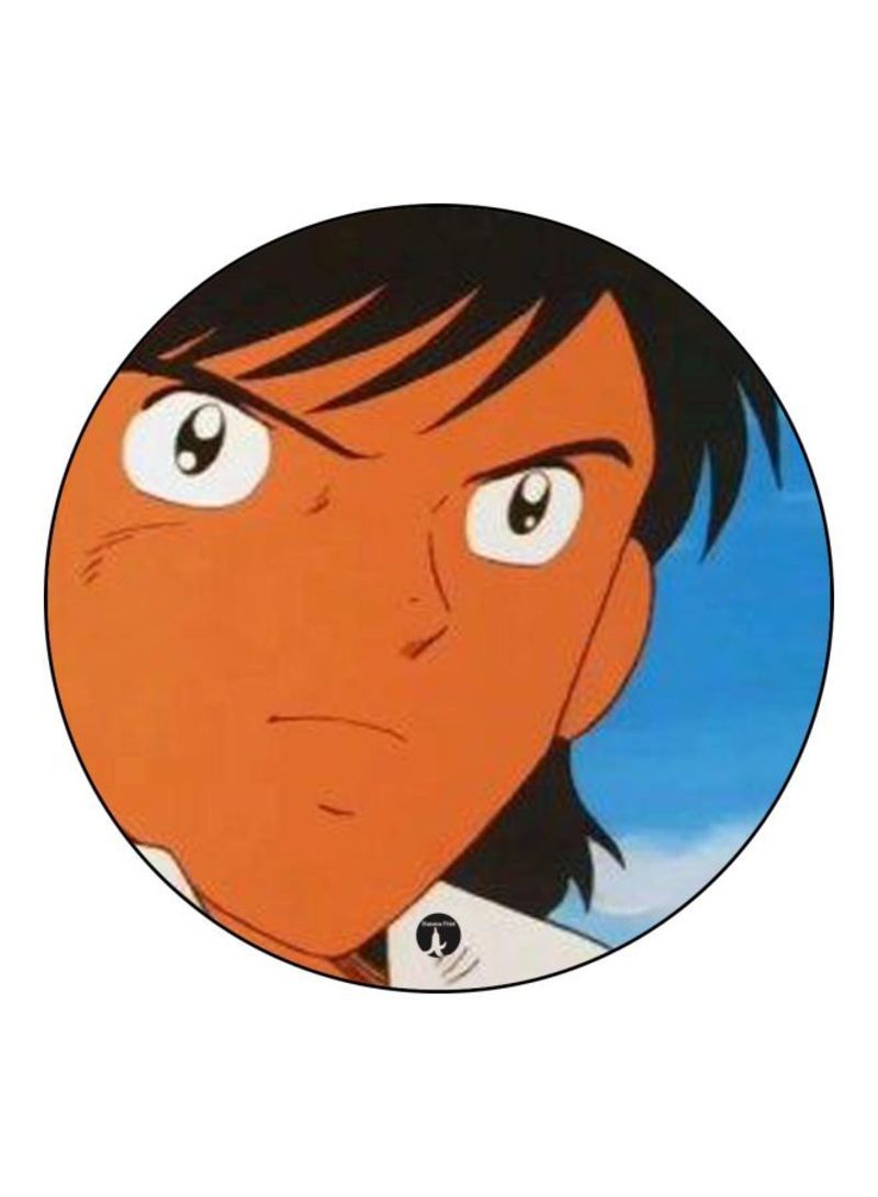 RKN Anime Captain Majid Theme Printed Fridge Magnet  Orange/Black/Blue - Image 2